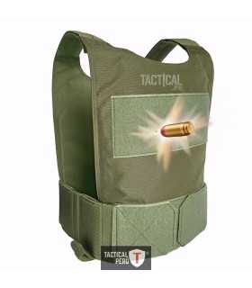 Chaleco antibalas Aramida como kevlar, verde militar